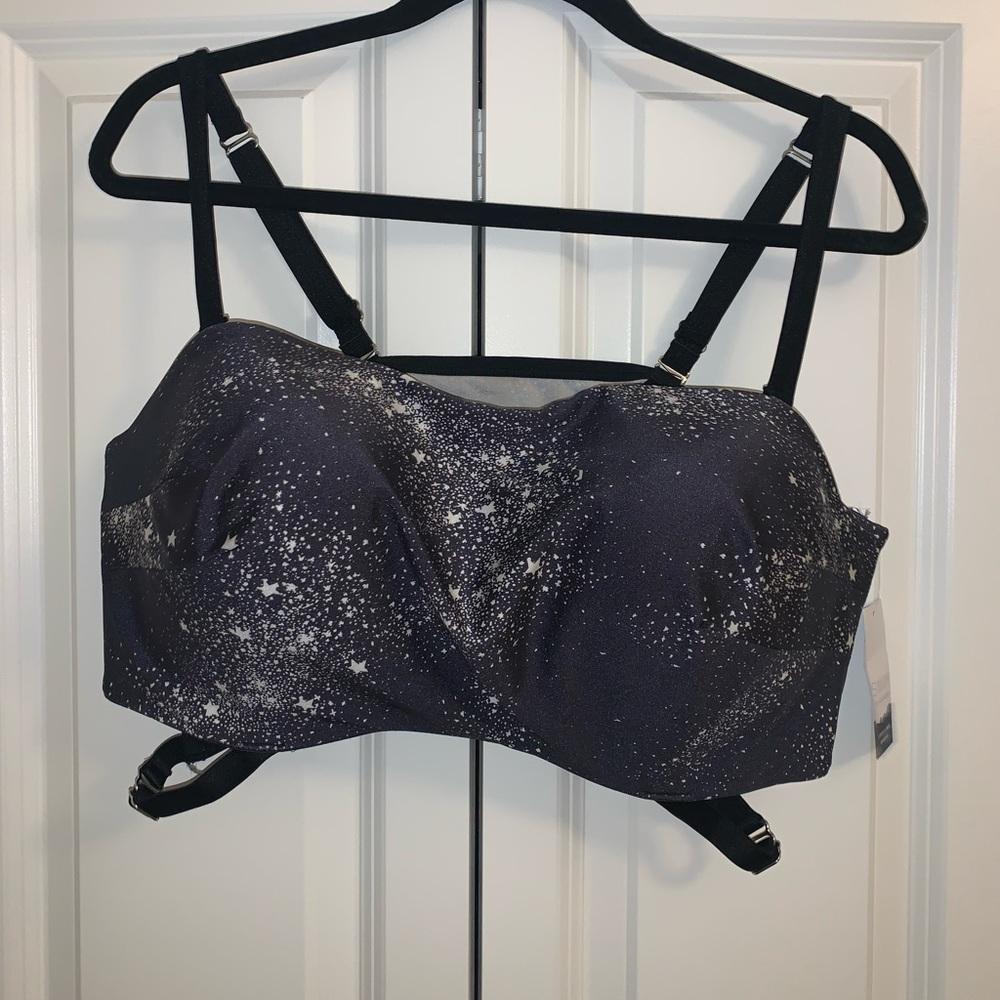 Lane Bryant Swim by Cacique Bikini Top 44DDD - Lightly Lined Bandeau